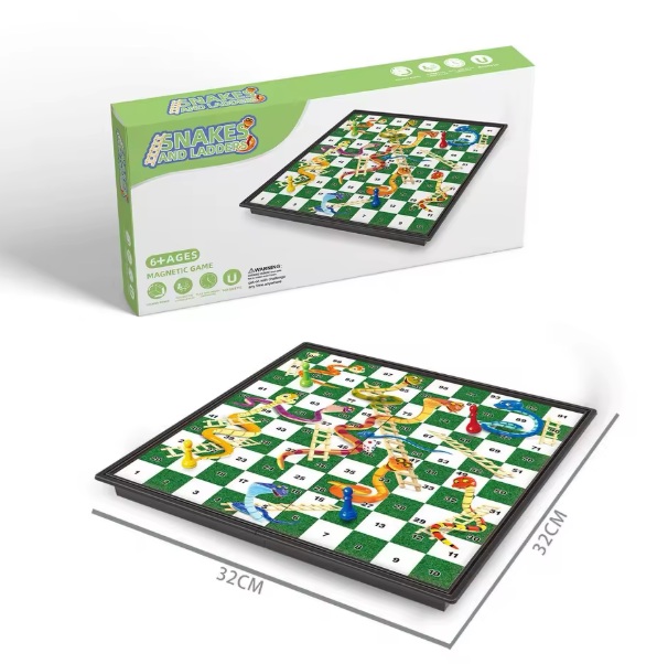 Magnetic Snakes and Ladders Board Game