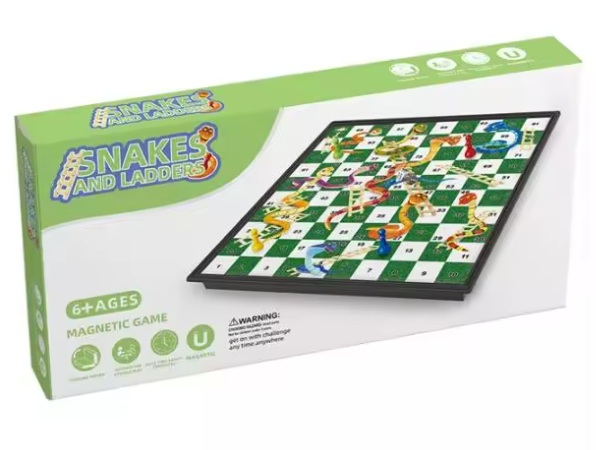 Magnetic Snakes and Ladders Board Game