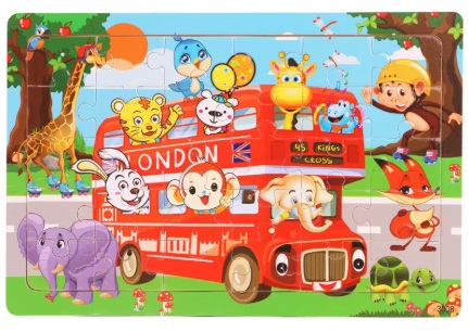 Cartoon Themed Jigsaw Puzzle 