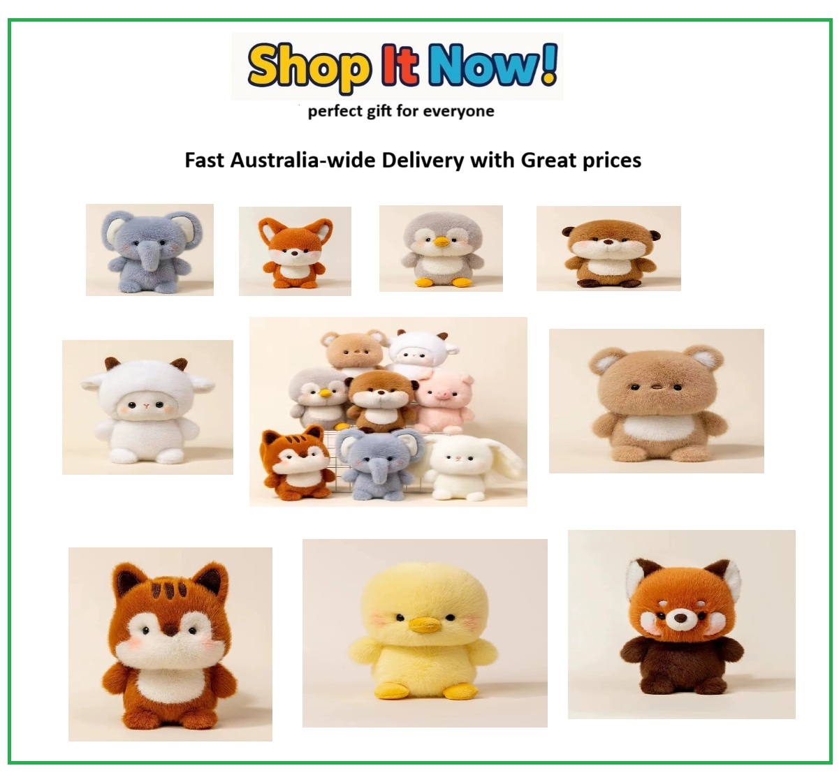 Cute Animal Plush Toys