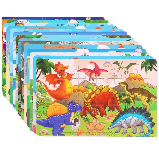 Cartoon Themed Jigsaw Puzzle 