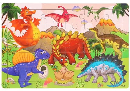 Cartoon Themed Jigsaw Puzzle 