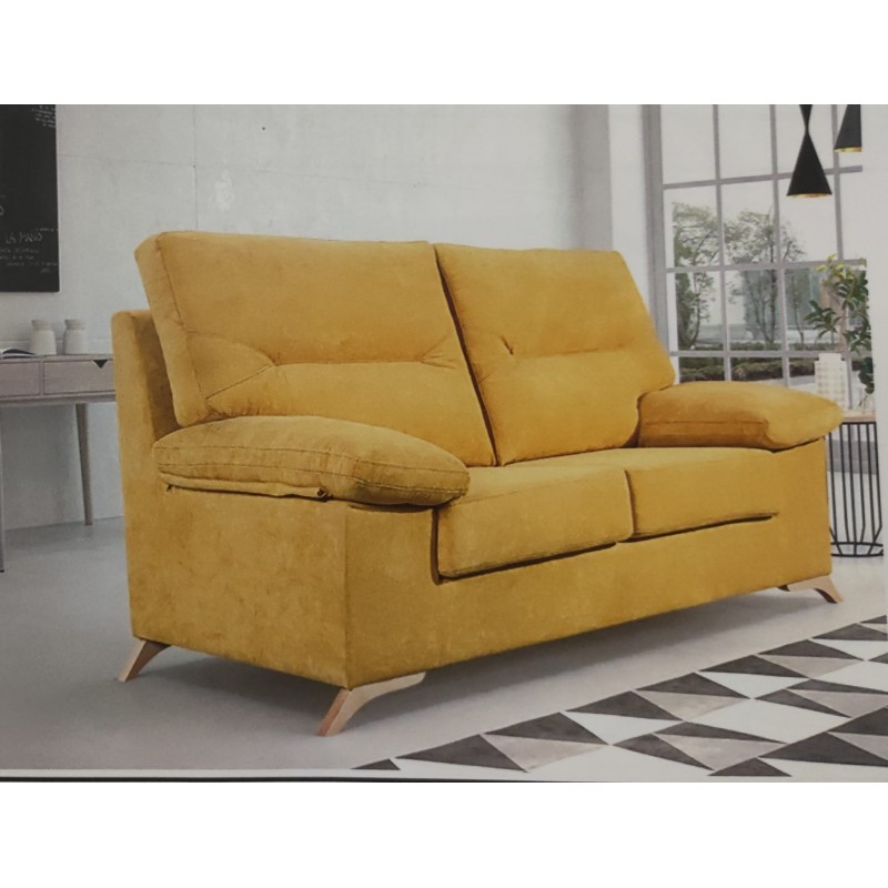 Limpieza sofá 2 plazas en seco.