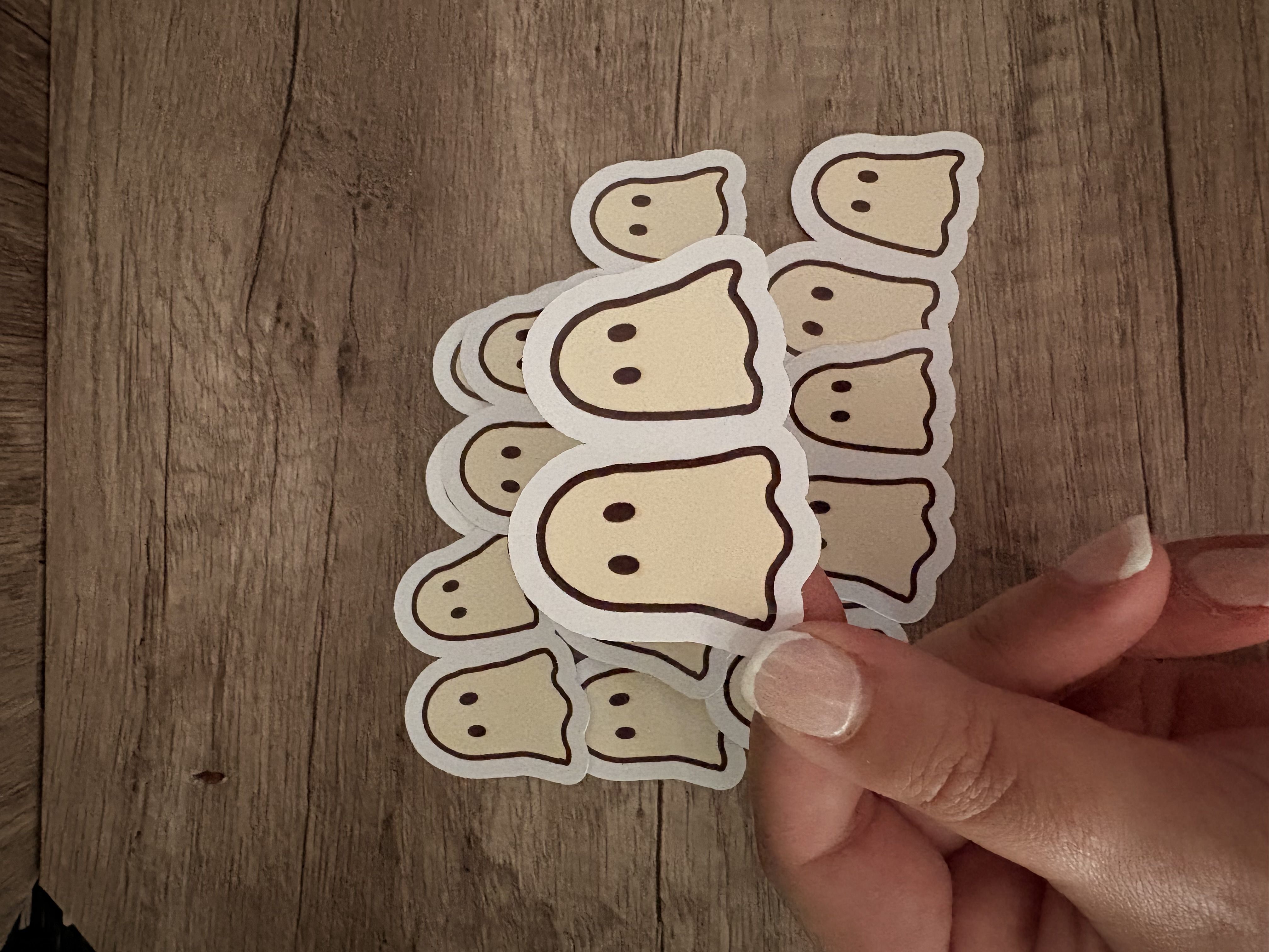 Ghostly Buddies Die Cut Sticker