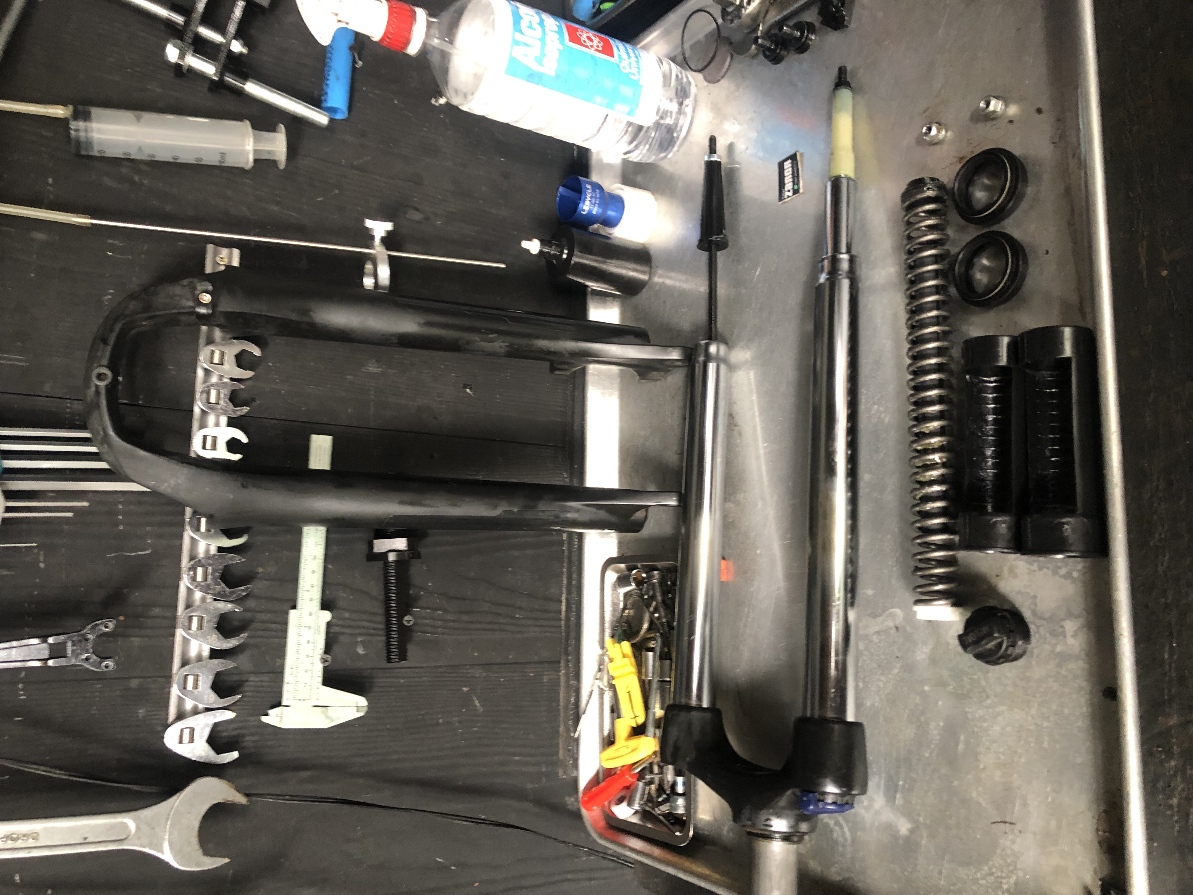 Servicio horquilla mecánica 