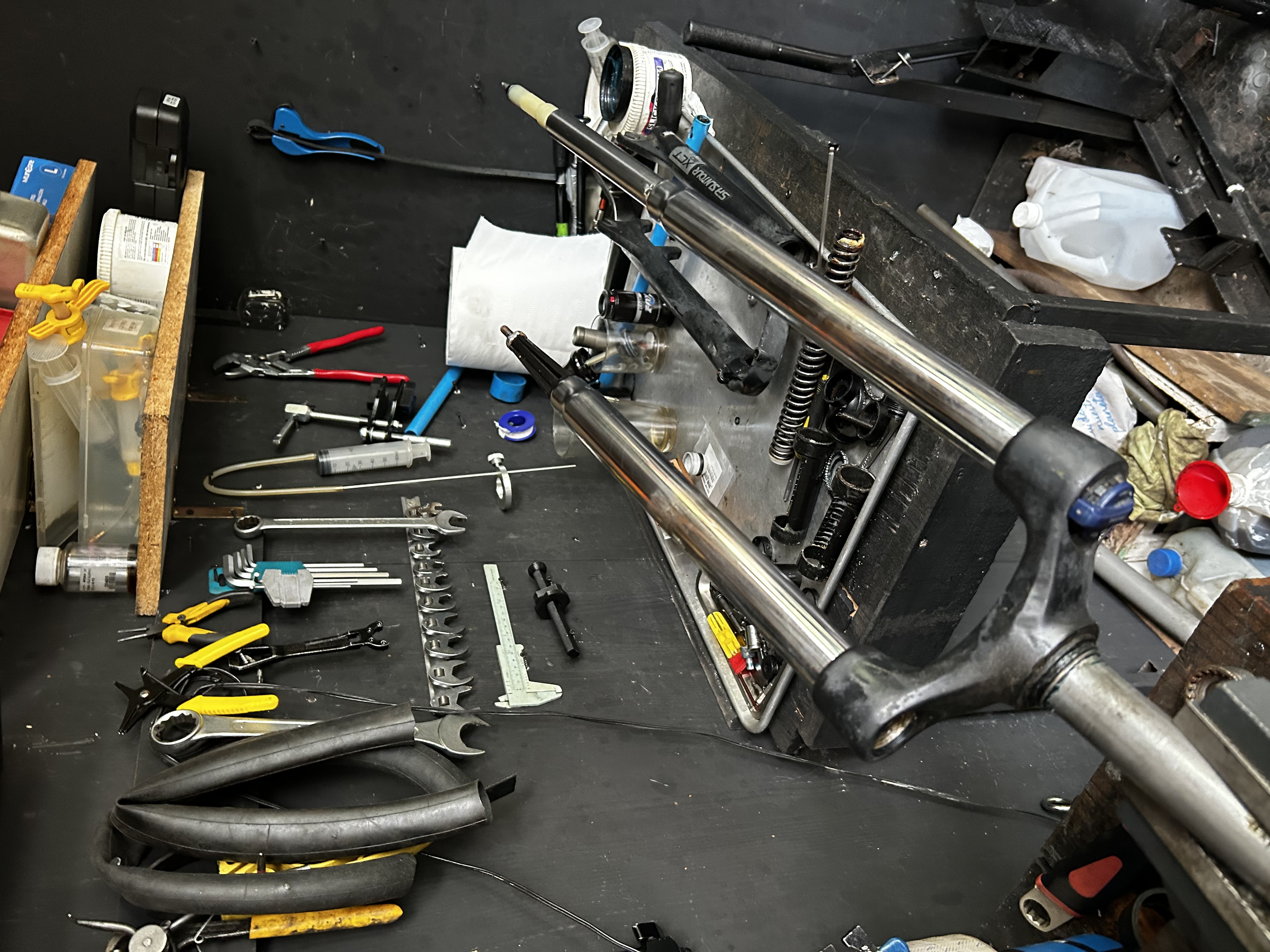 Servicio horquilla mecánica 