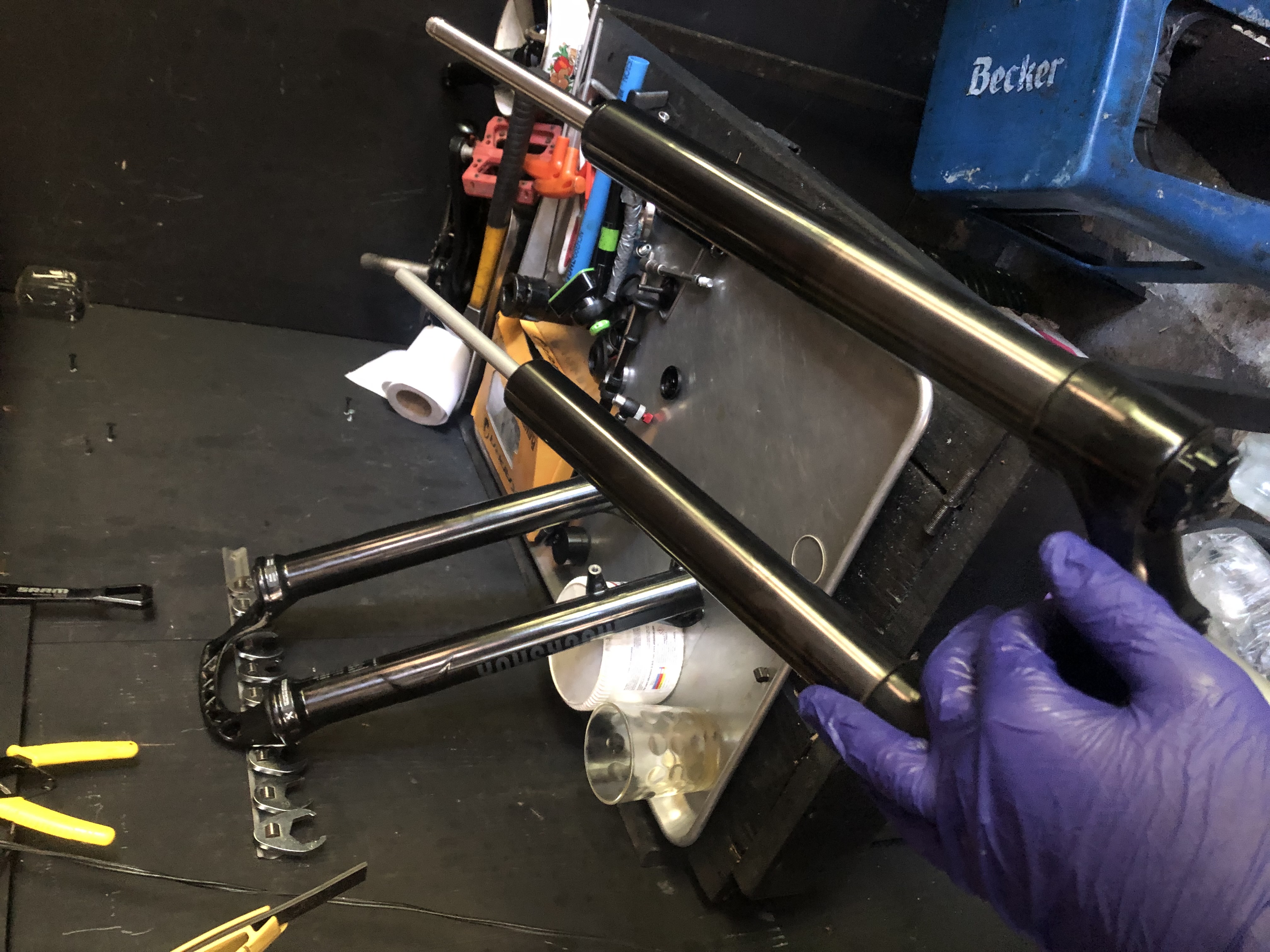 Servicio 50 horas horquilla hidráulica  (lubricación)