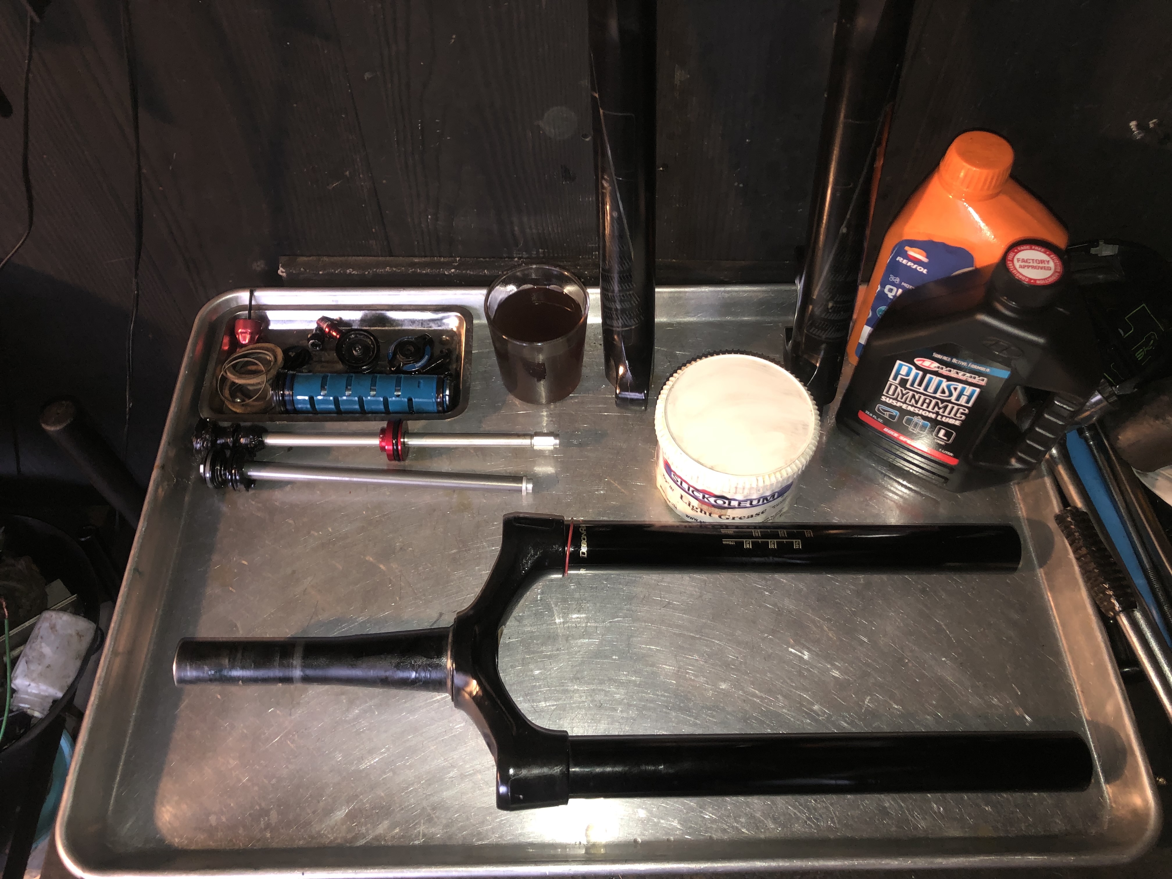 Servicio 50 horas horquilla hidráulica  (lubricación)