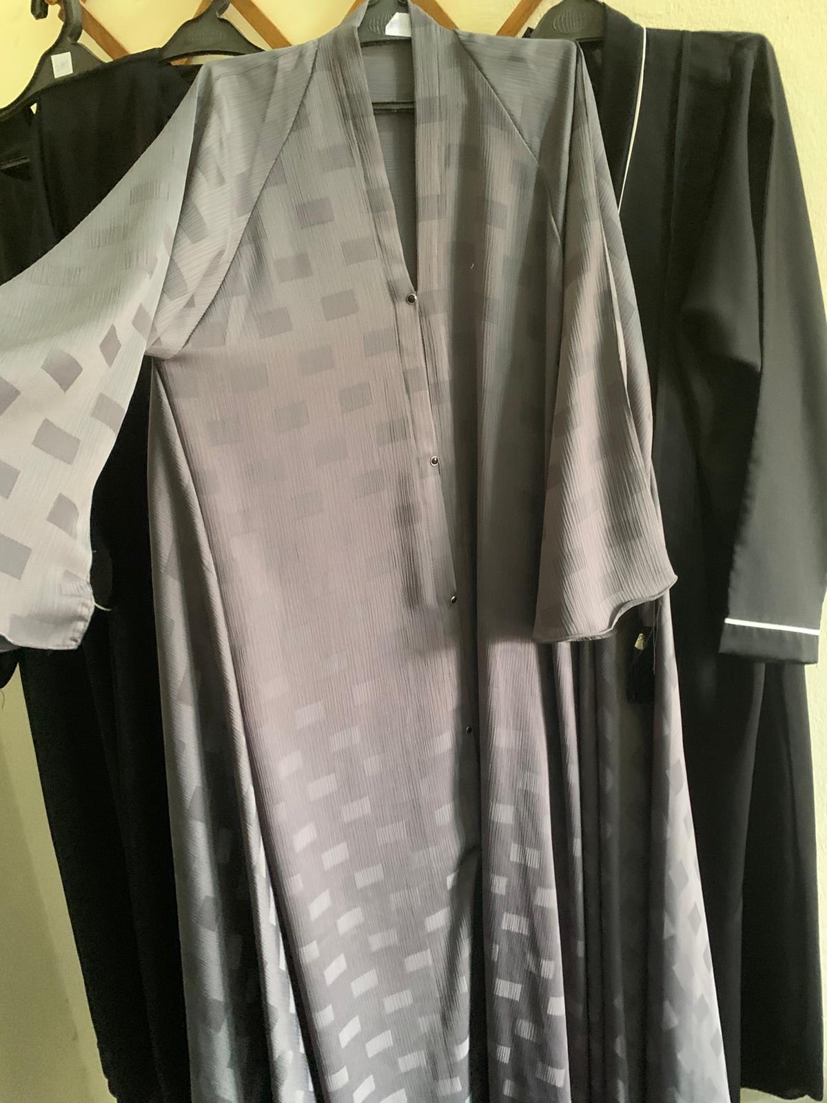 Elegant Grey Abaya