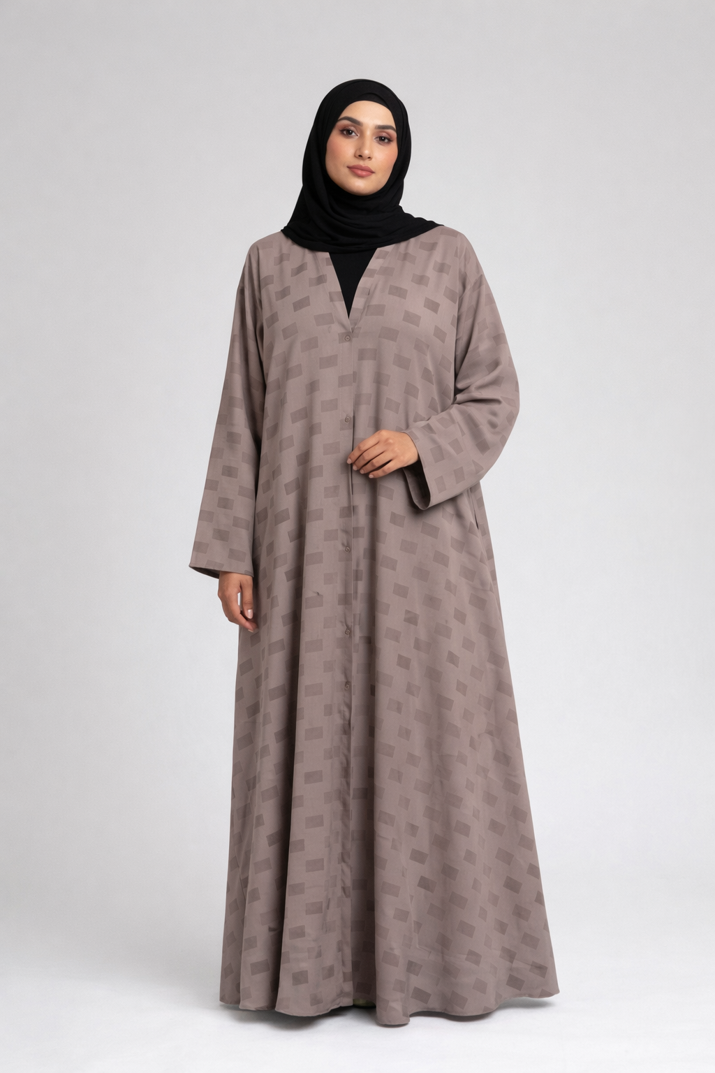 Elegant Taupe Abaya