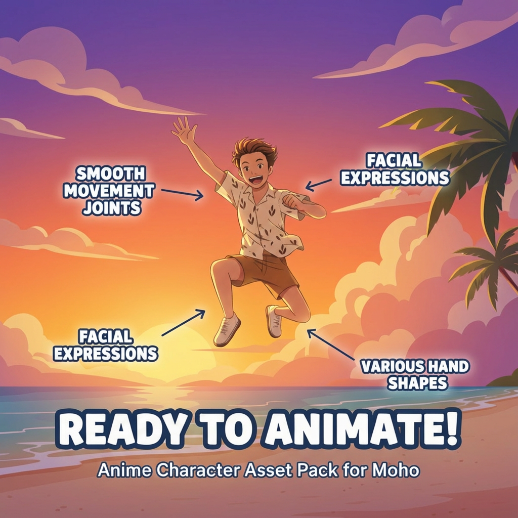 Tom Anime Character for Moho