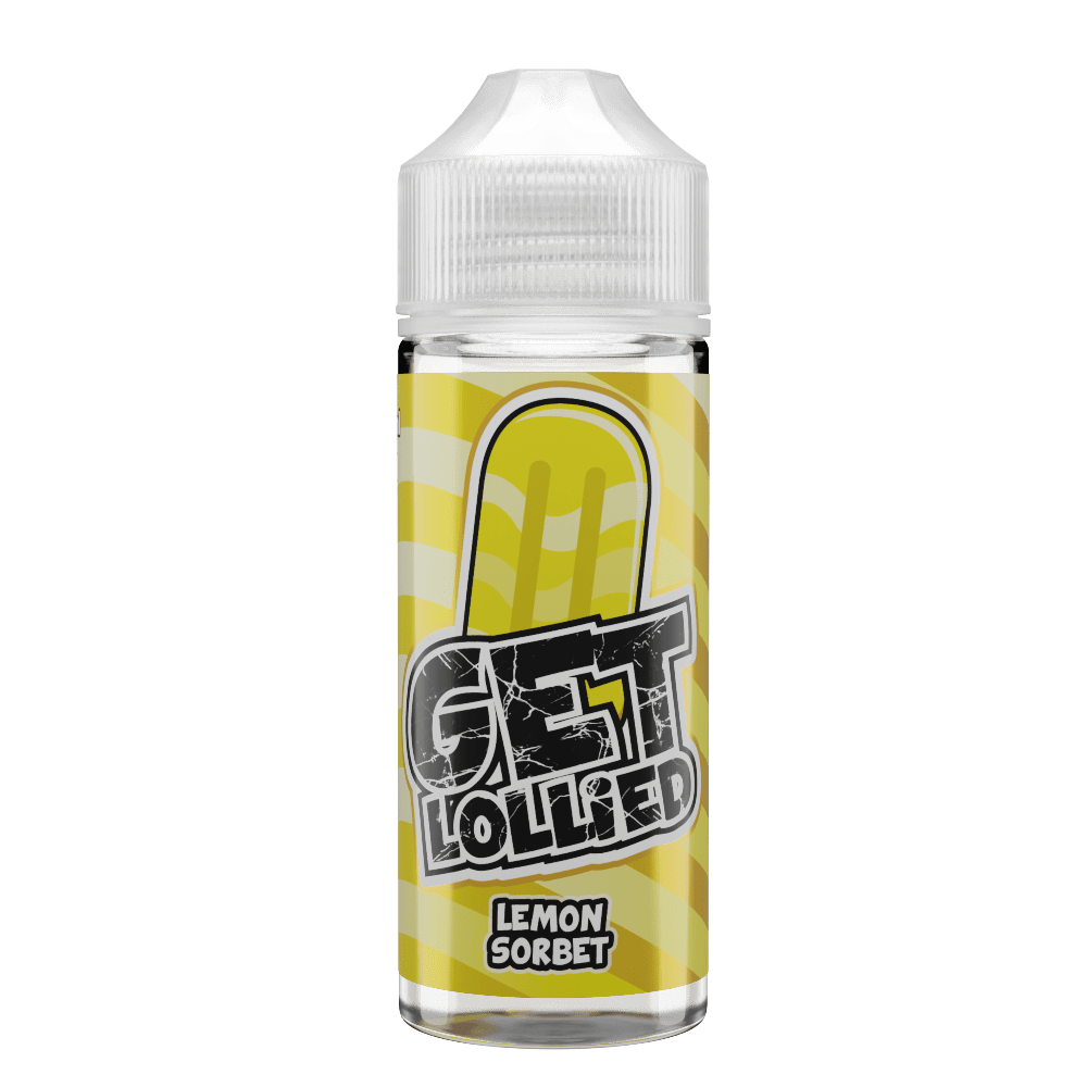 Lollied Lemon Sorbet E-Liquid vape juice! Savour the tangy sweetness of zesty lemon sorbet.