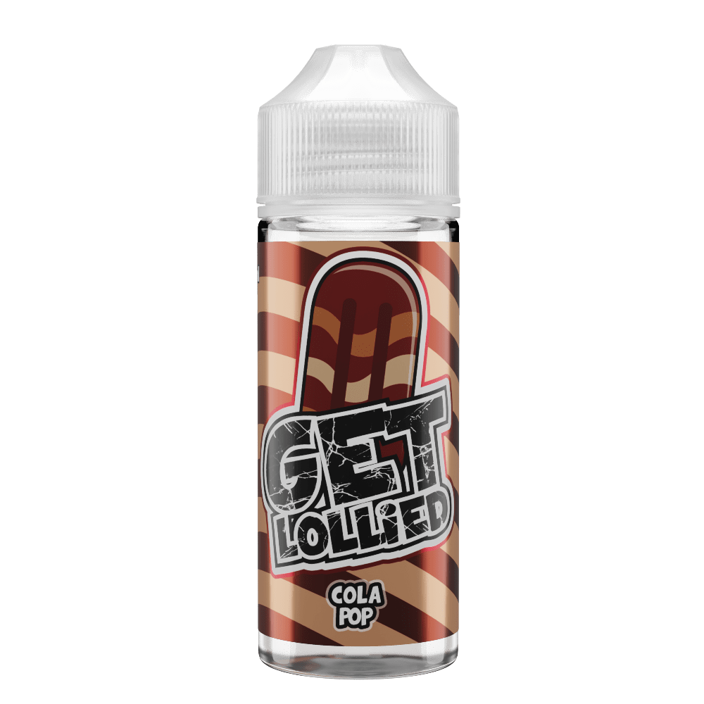 Lollied Cola Pop vape juice for a nostalgic taste of childhood. Experience classic cola flavour and sweet lollipop goodness today!