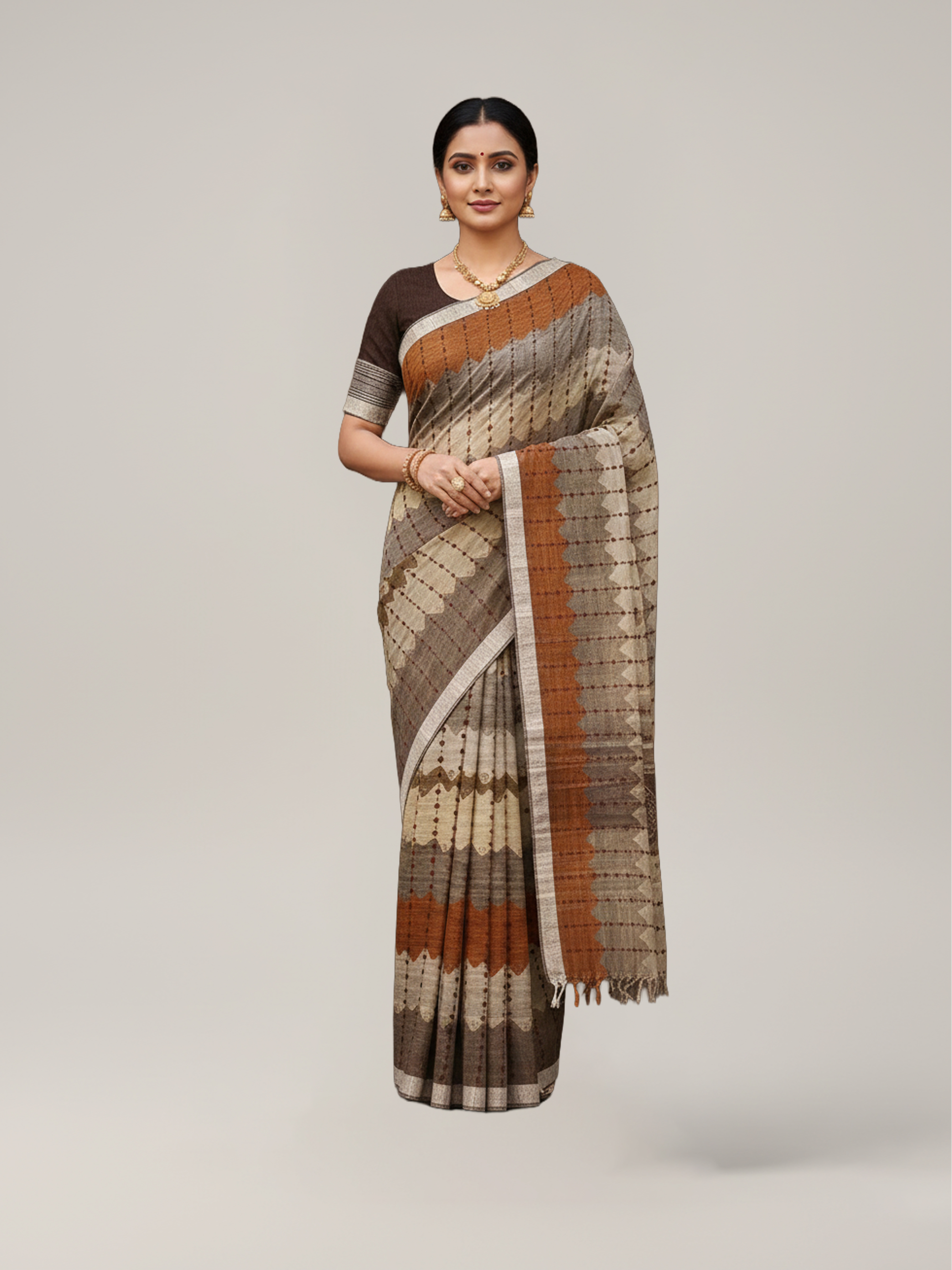 Handwoven Cotton Saree