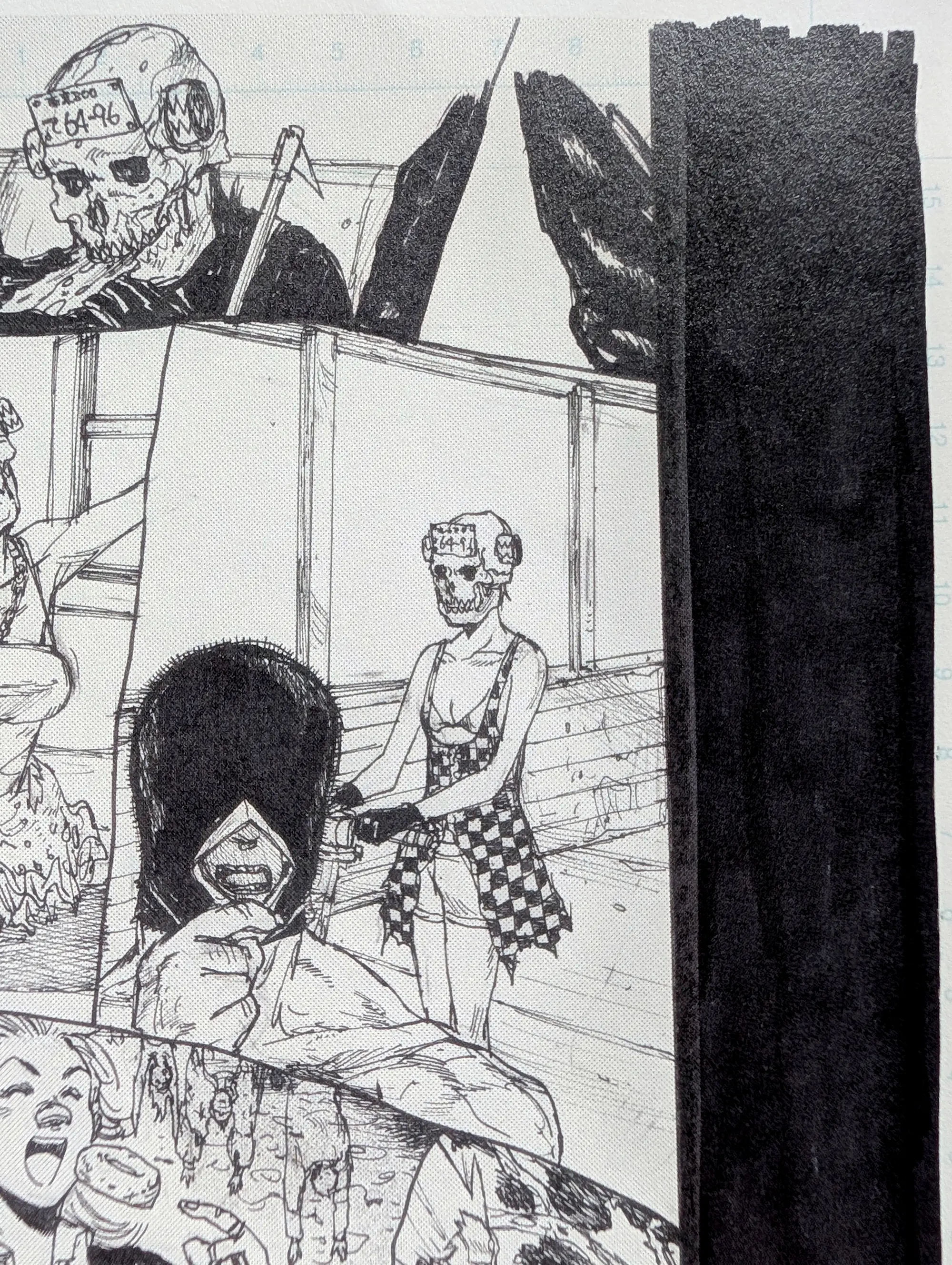 Set de 2 Planches de Collection - Fac-similé Fukusei Genga - Dorohedoro - 002