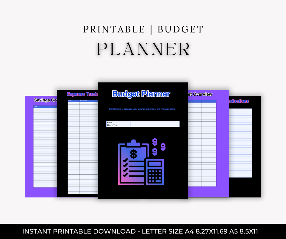 Printable Budget Planner