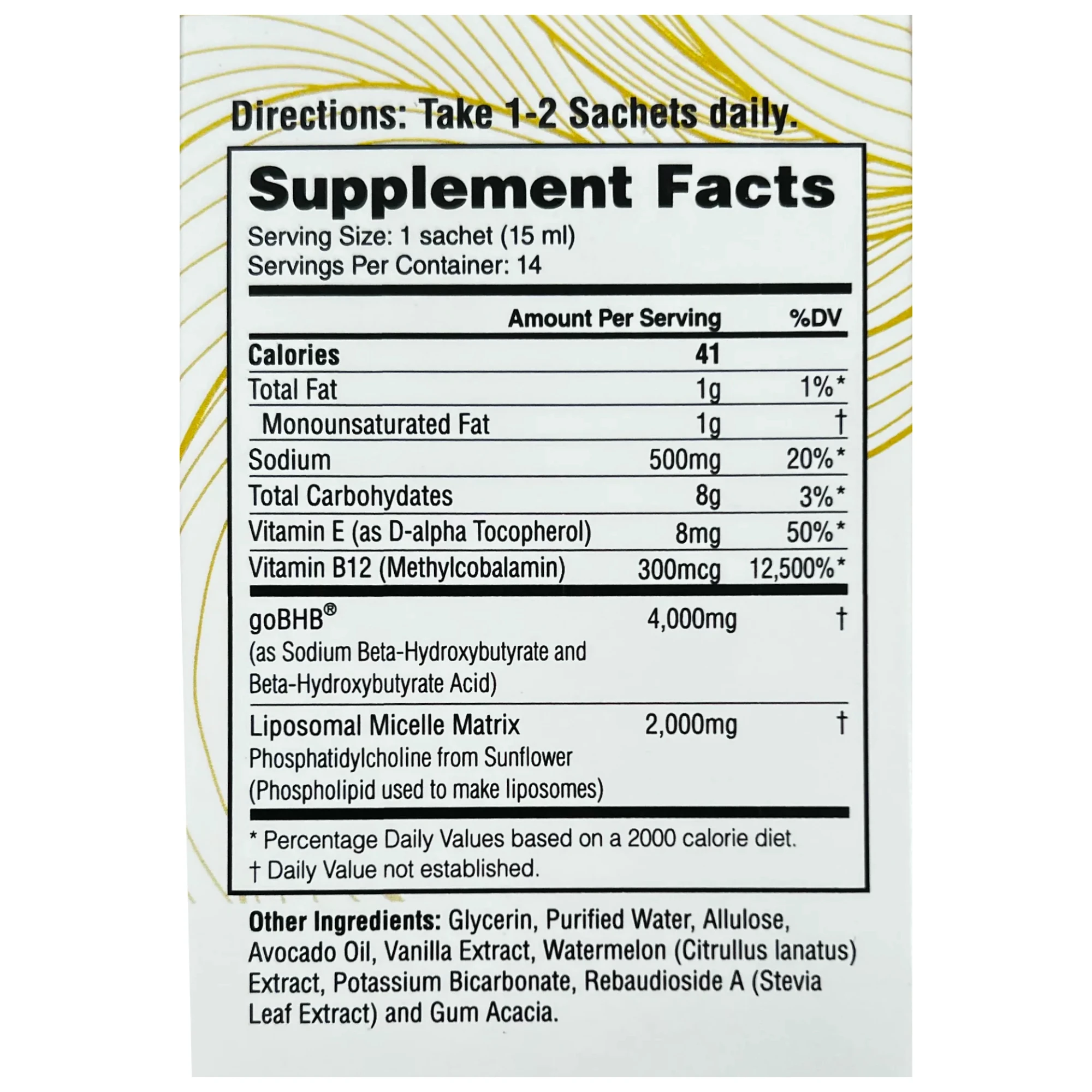 Let's Go! BHB Ketone Energy Gels Two Pack Combo Flavors