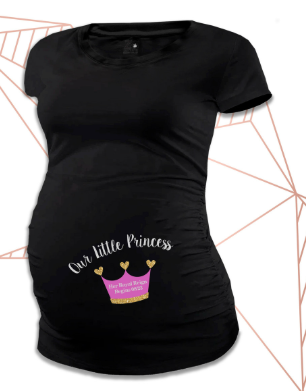 Maglietta premaman 'Our Little Princess'