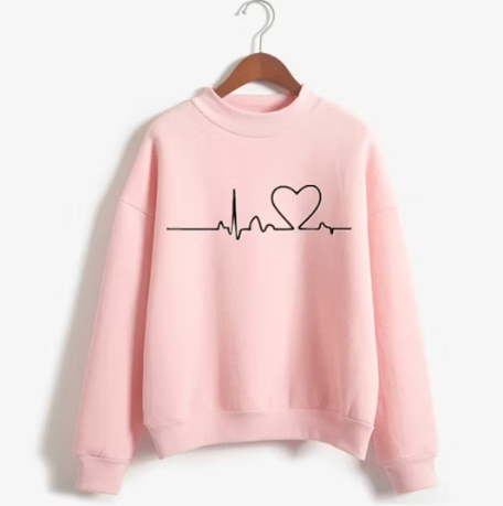 Heartbeat Printed Sweatshirt