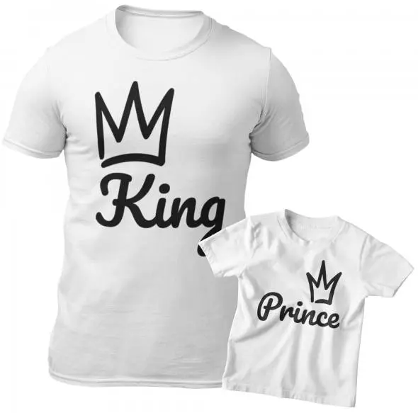 King and Prince Matching T-Shirt Set