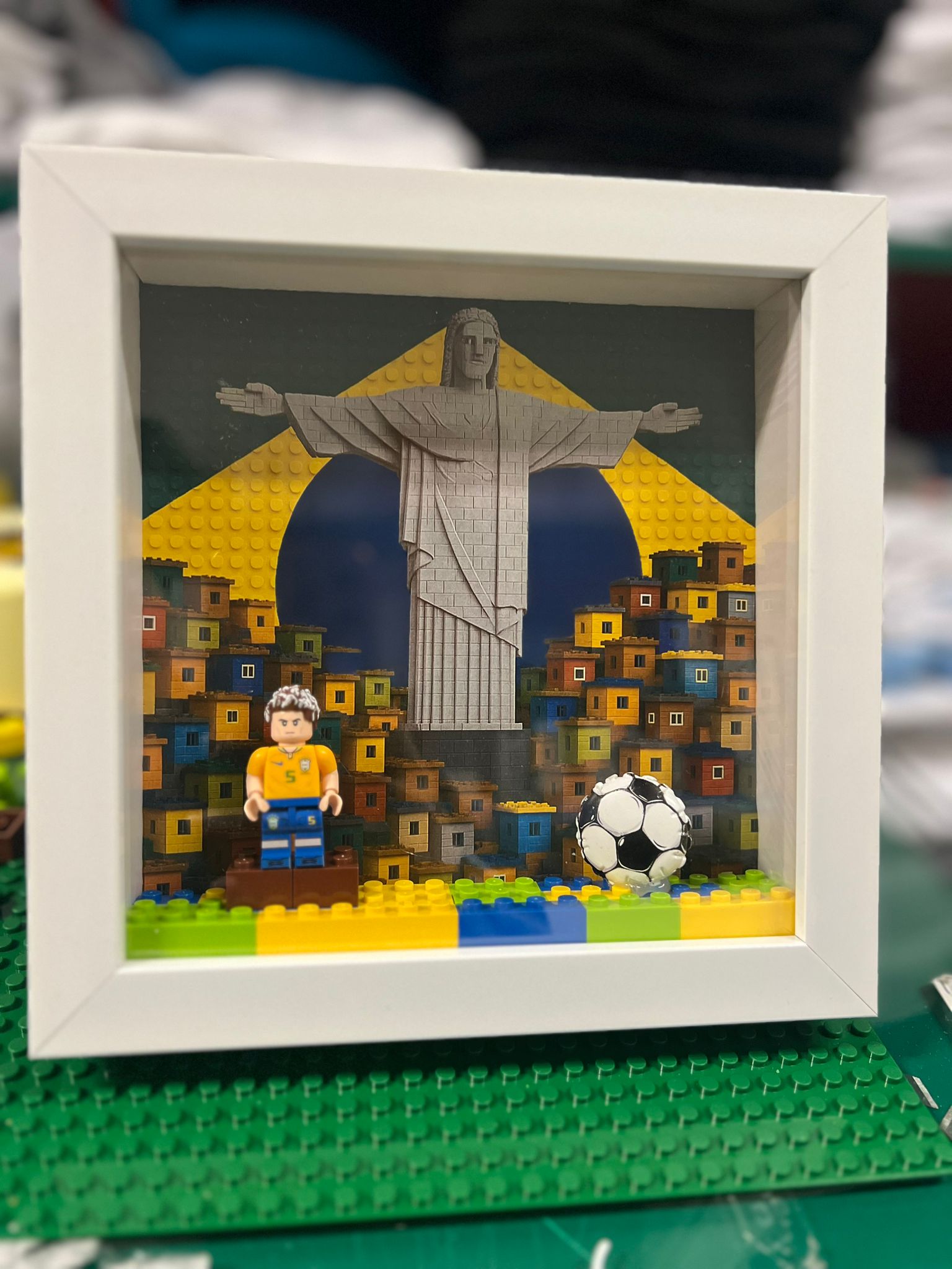 Brazilian Soccer Shadow Box Frame