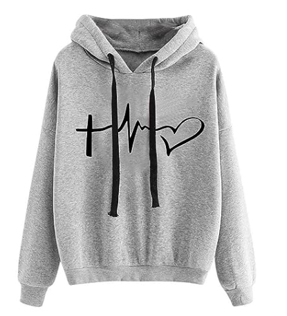 Heartbeat Graphic Hoodie
