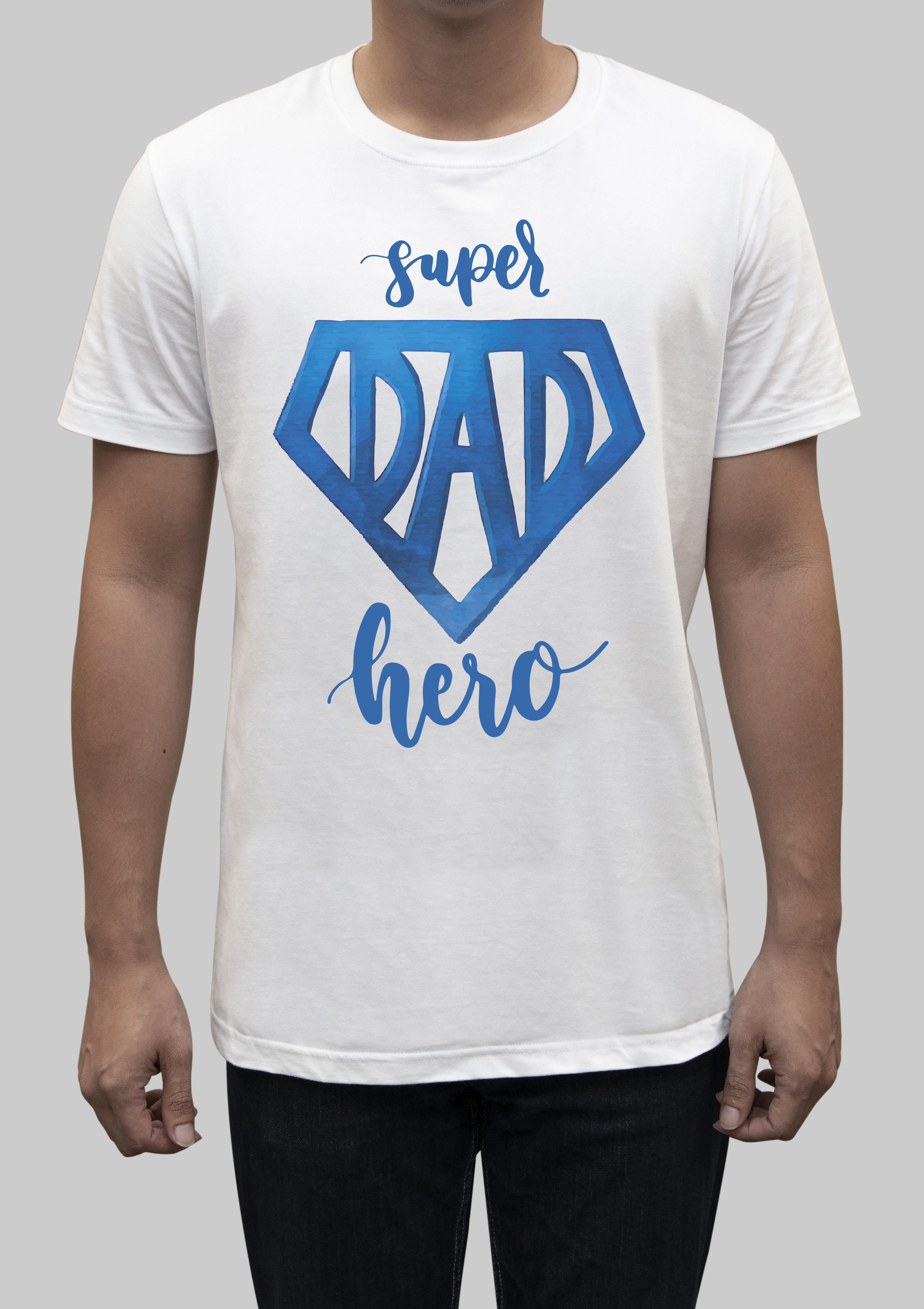 Super Dad Hero T-shirt