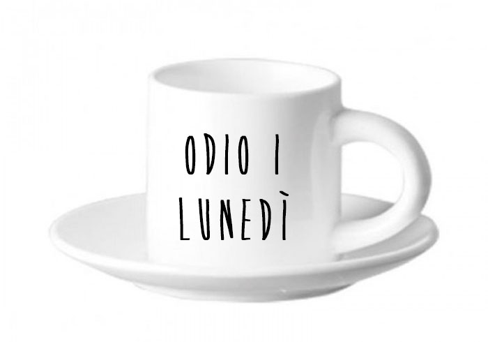 Odio i Lunedì Coffee Cup