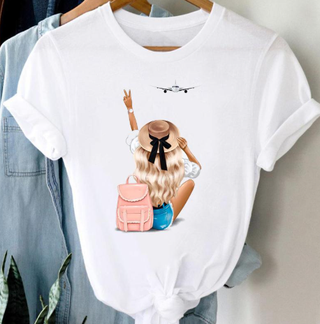 White Graphic T-Shirt