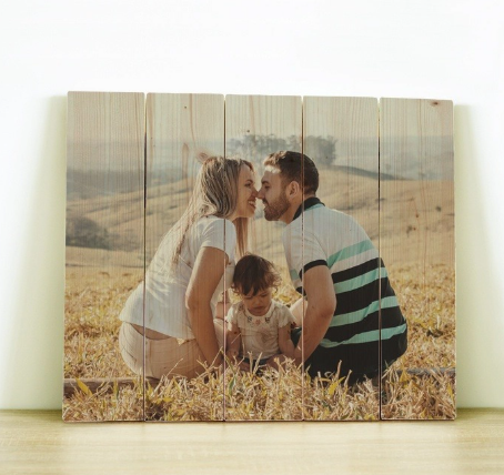 Custom Wooden Photo Panel