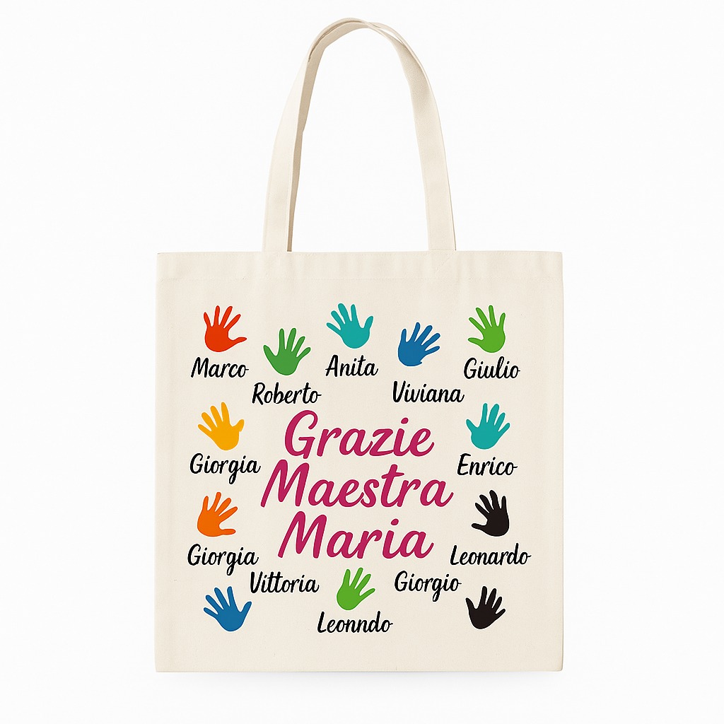 Personalized Teacher Appreciation Tote Bag