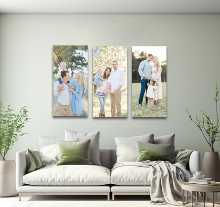 Custom Family Photo Canvas Prints