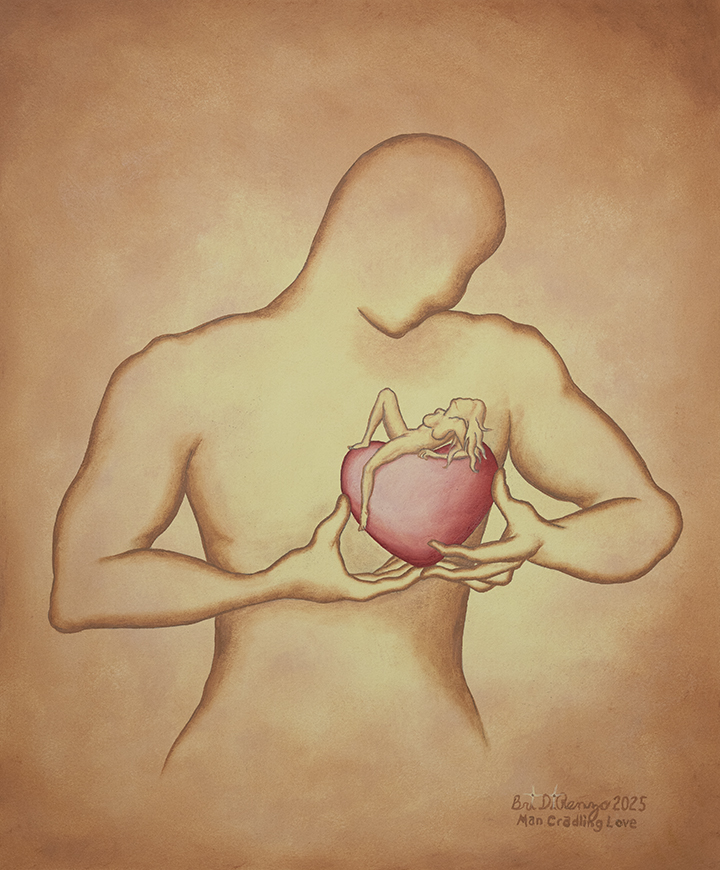 Couple Cradling Love (Man Cradling Love & Woman Cradling Love)