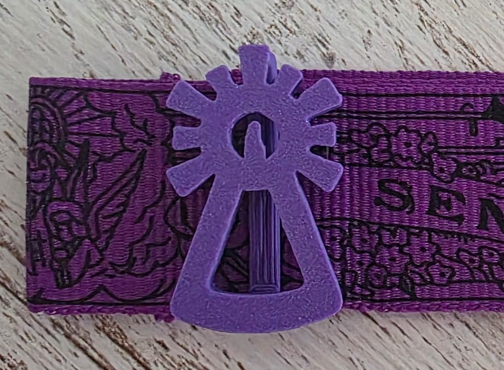 ABALORIO SILUETA VIRGEN DEL PILAR