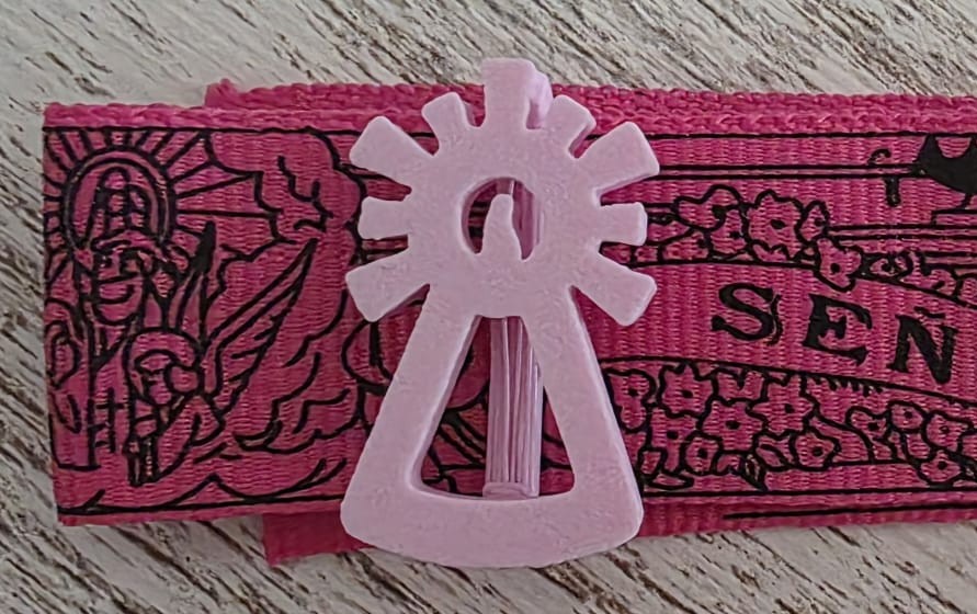 ABALORIO SILUETA VIRGEN DEL PILAR