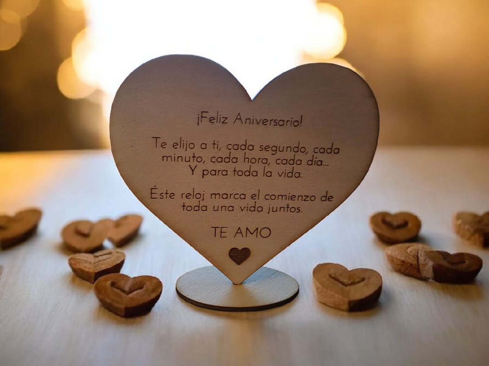 Corazón Aniversario o San Valentín.