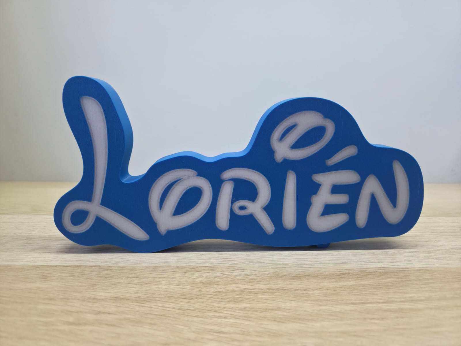 LÁMPARA CON NOMBRE PERSONALIZADA