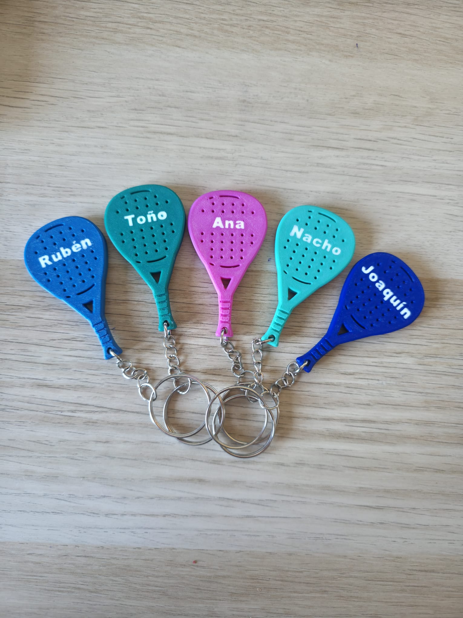 LLAVEROS PÁDEL PERSONALIZADOS