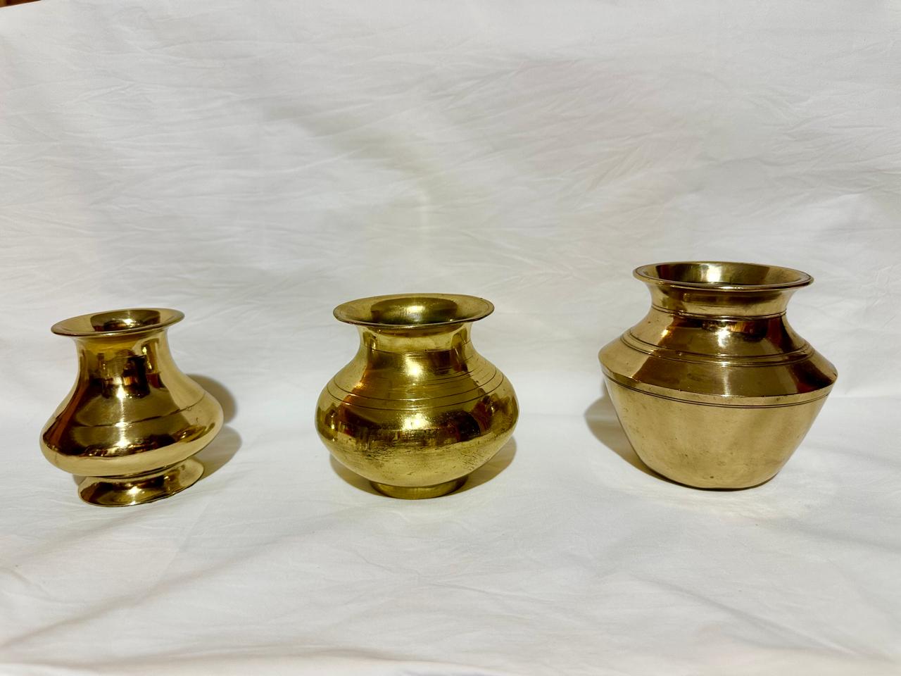 Traditional Brass Water Pots