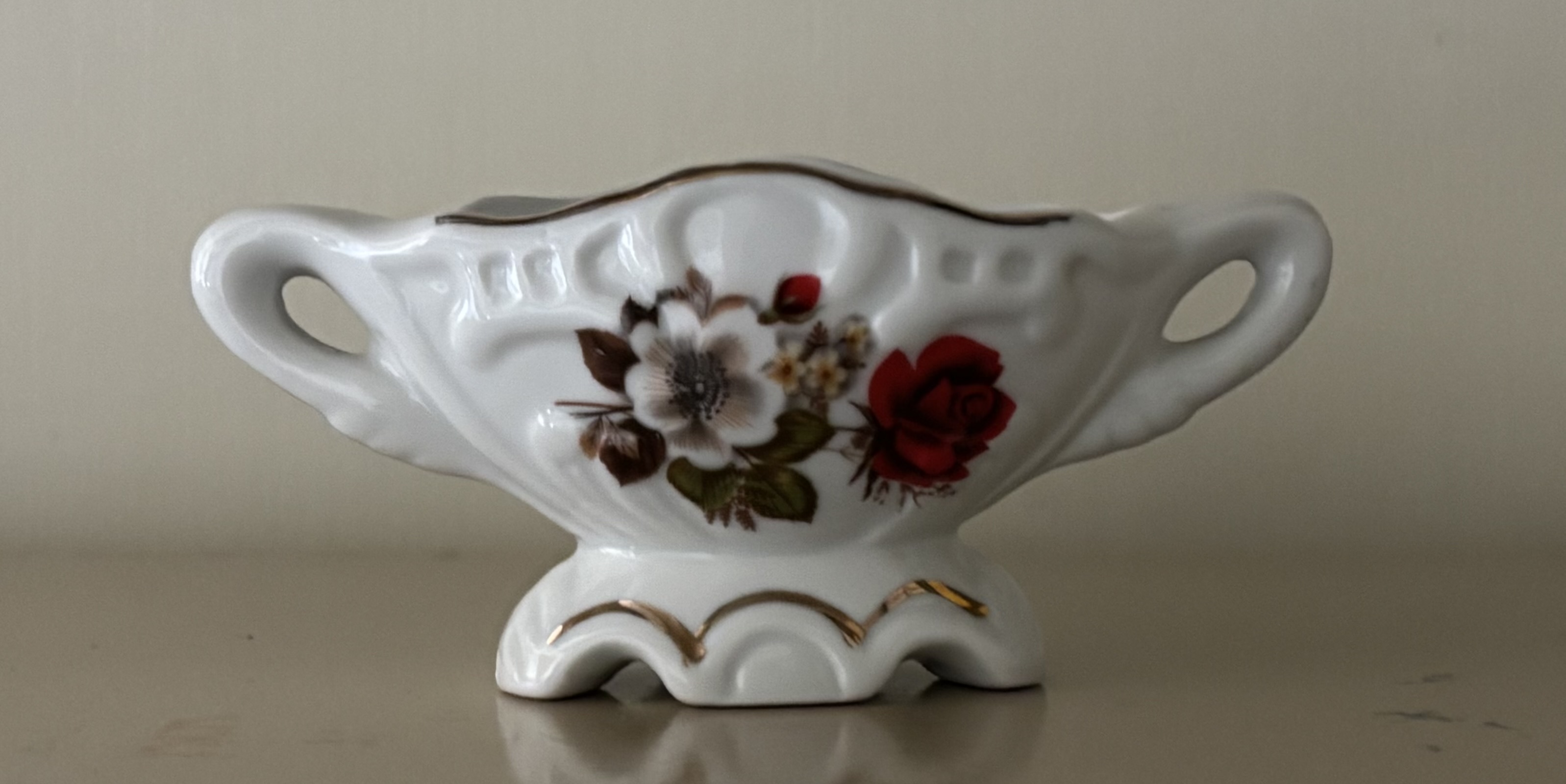 Vintage Porcelain Sugar Bowl