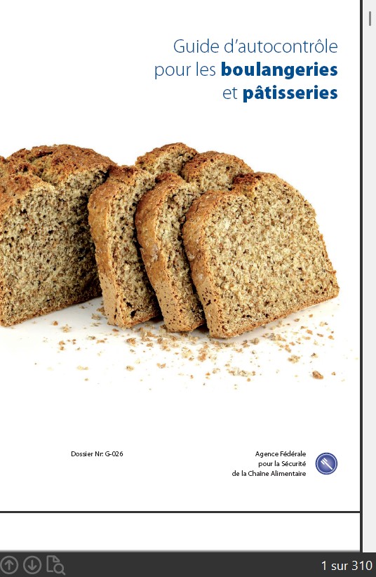 Guide d’autocontrôle  pour les boulangeries  et pâtisseries