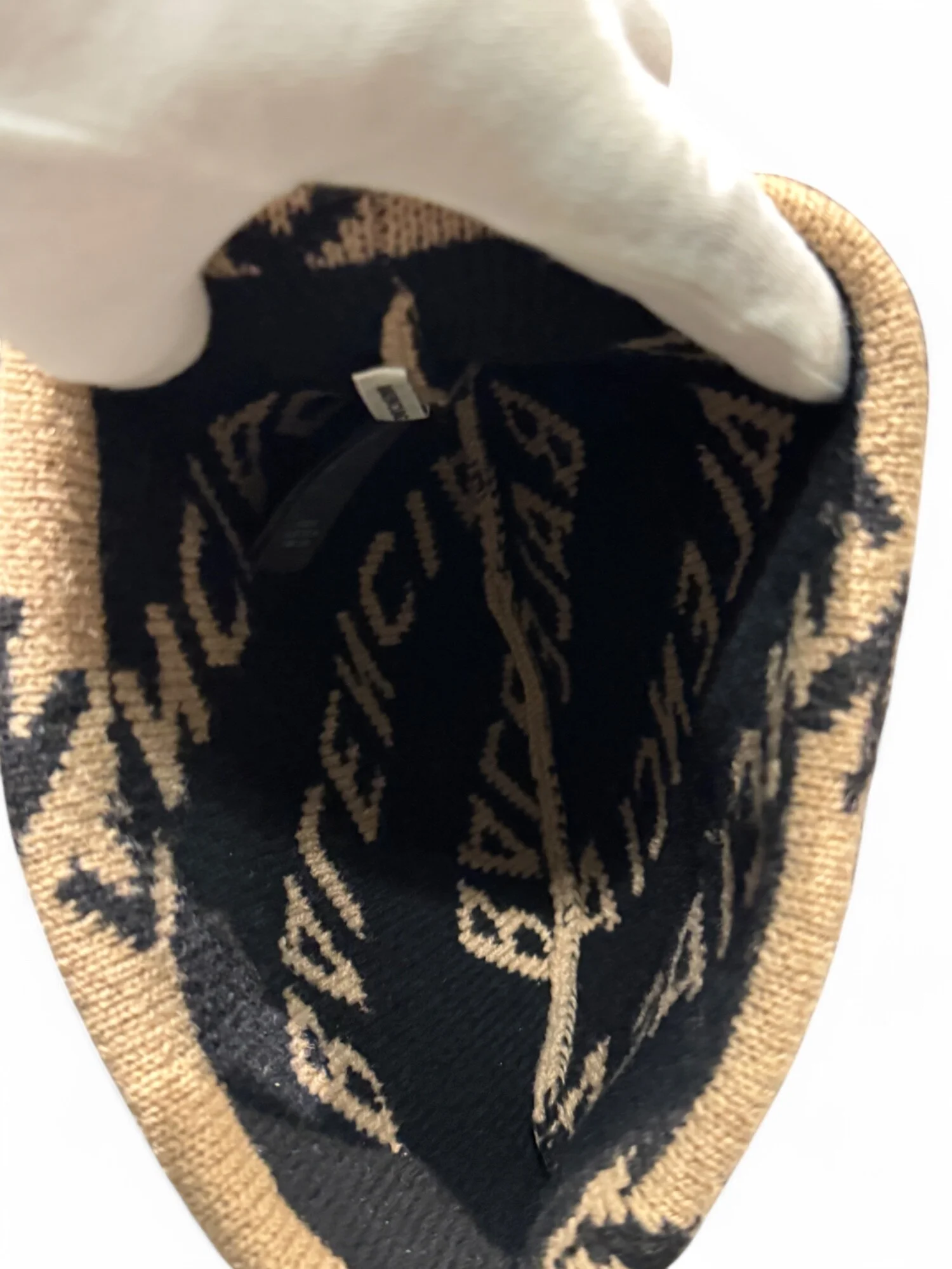 Balenciaga All Over Logo Beanie