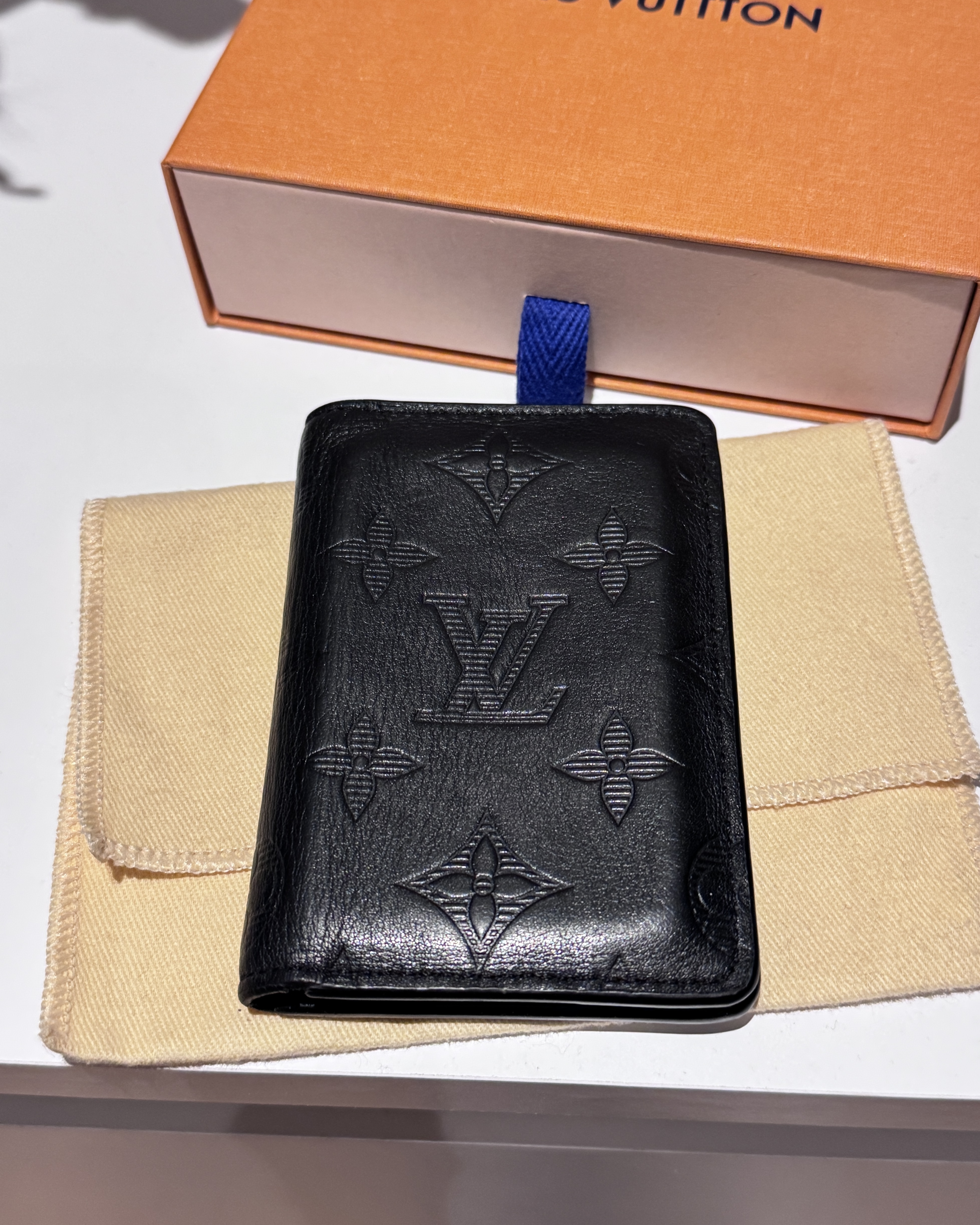 Louis Vuitton Pocket Organizer – Monogram Shadow Leather