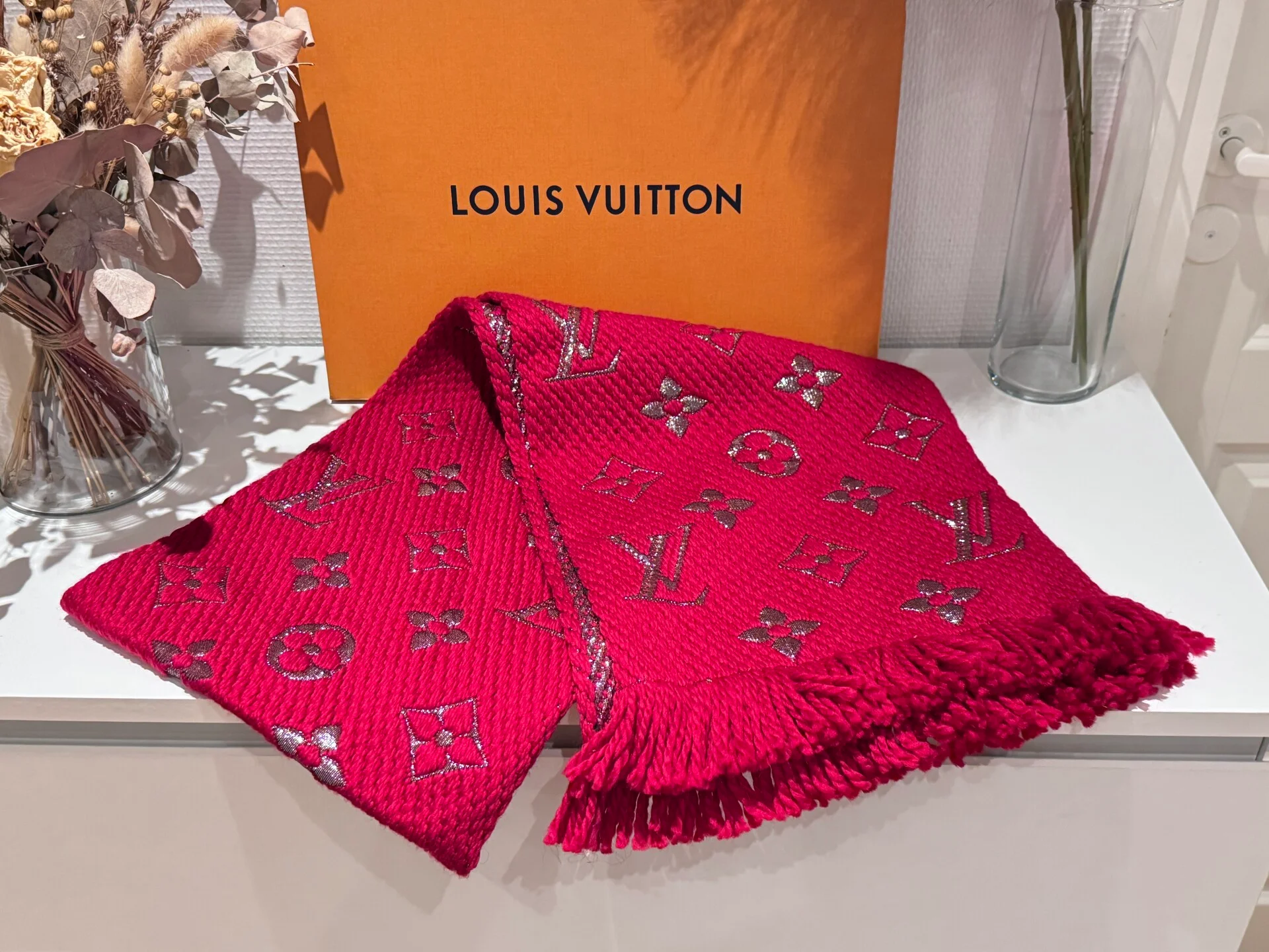 Louis Vuitton Monogram Shine Scarf