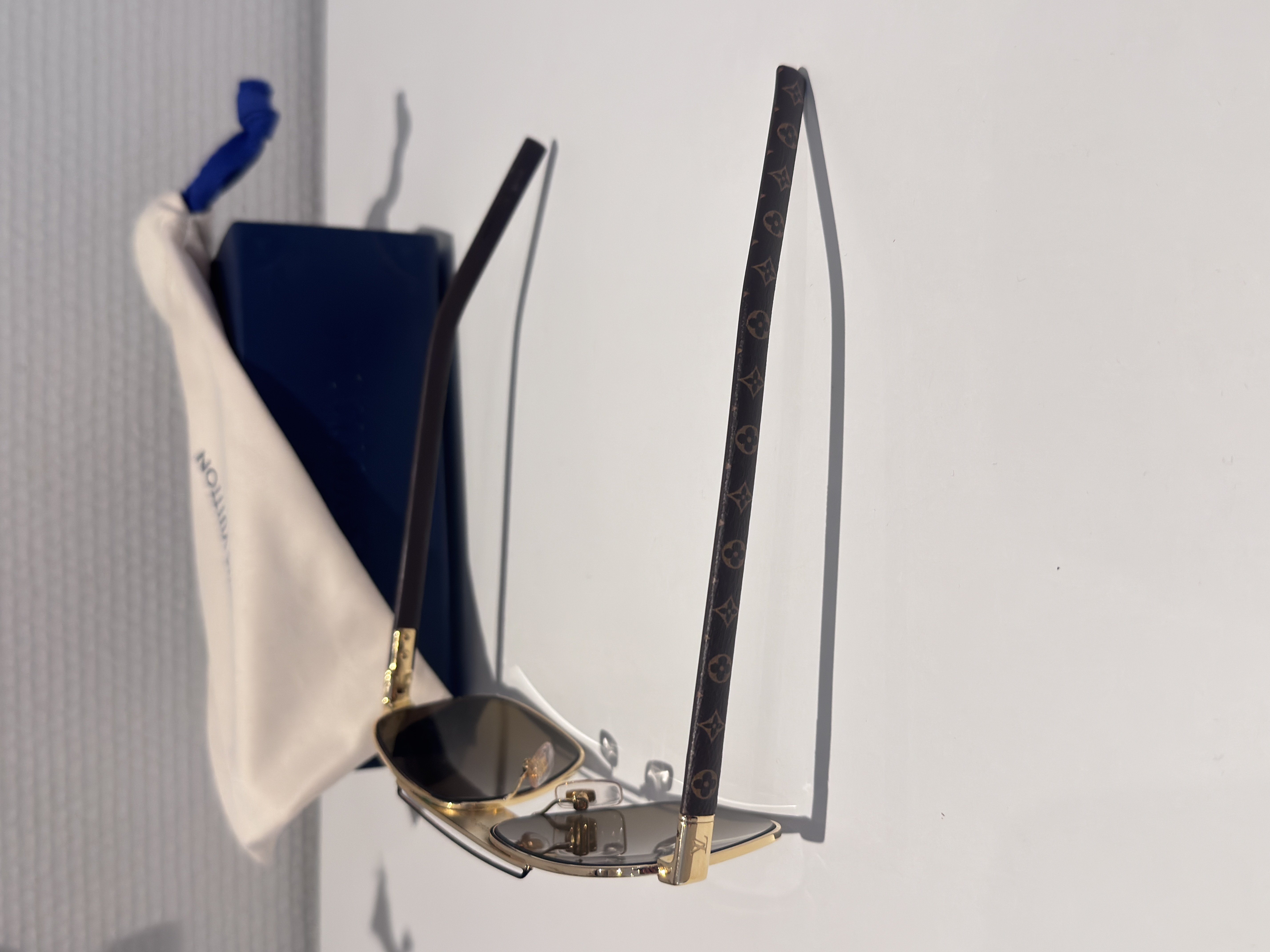 Louis Vuitton Monogram Pacific Sunglasses Gold