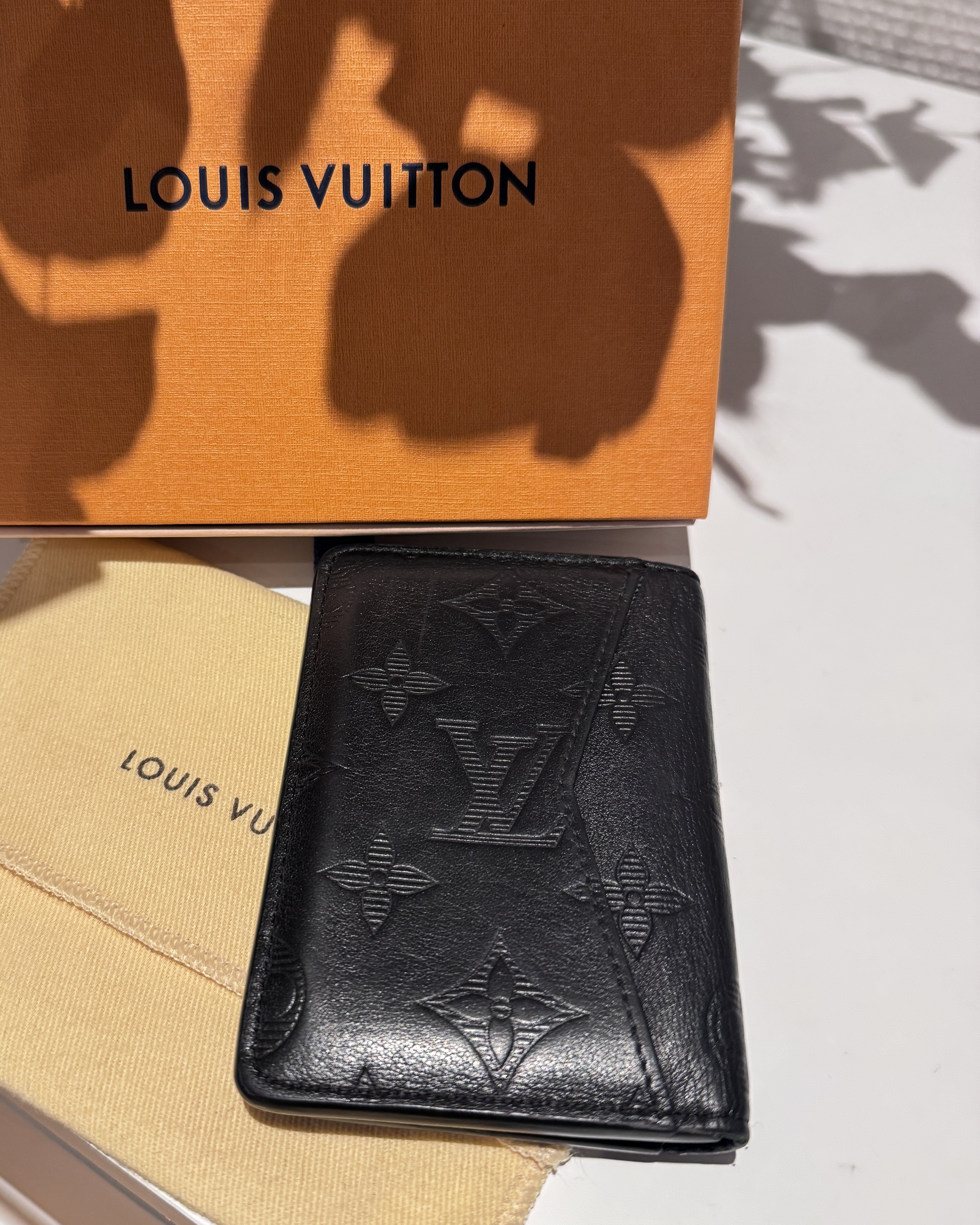 Louis Vuitton Pocket Organizer – Monogram Shadow Leather