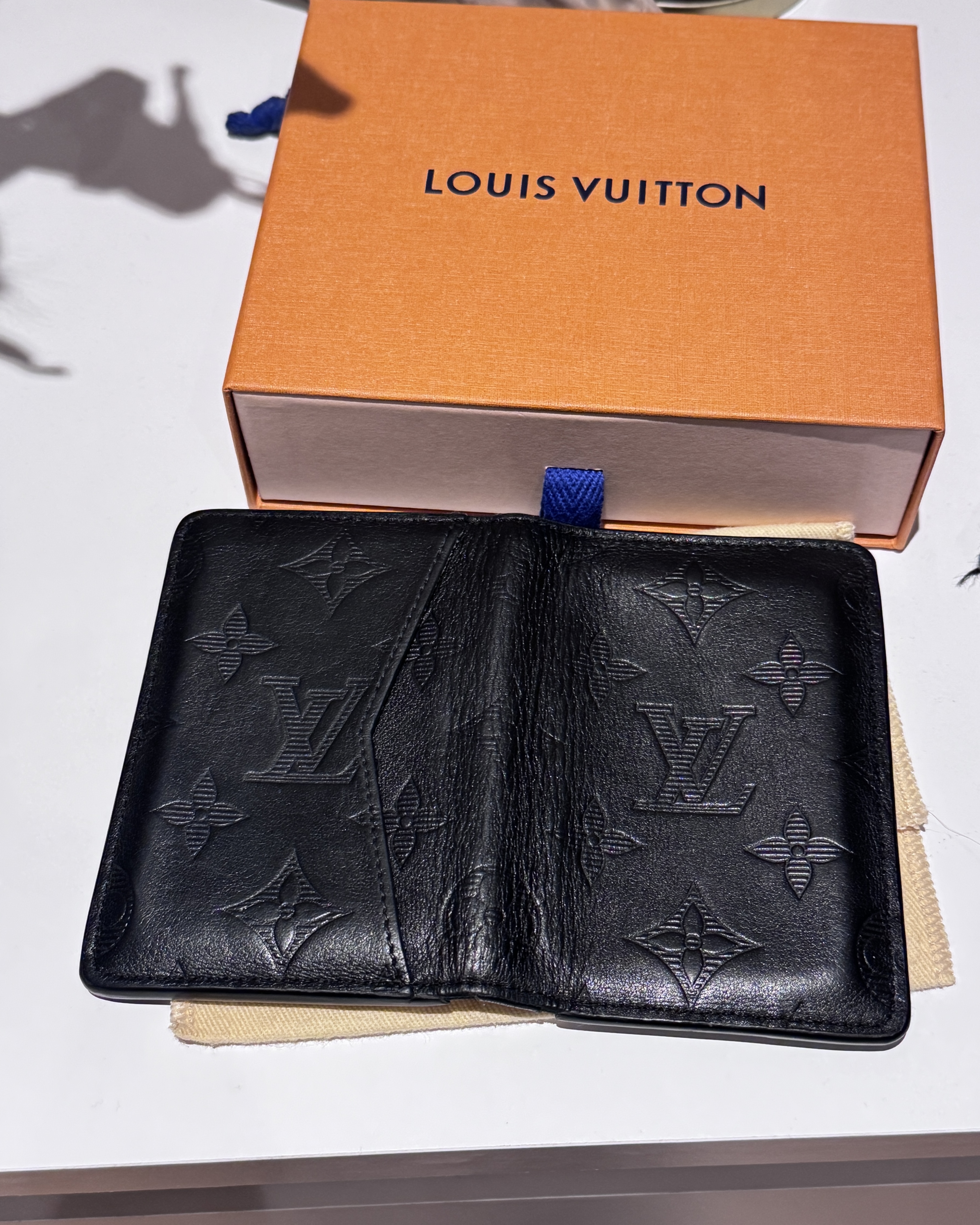 Louis Vuitton Pocket Organizer – Monogram Shadow Leather