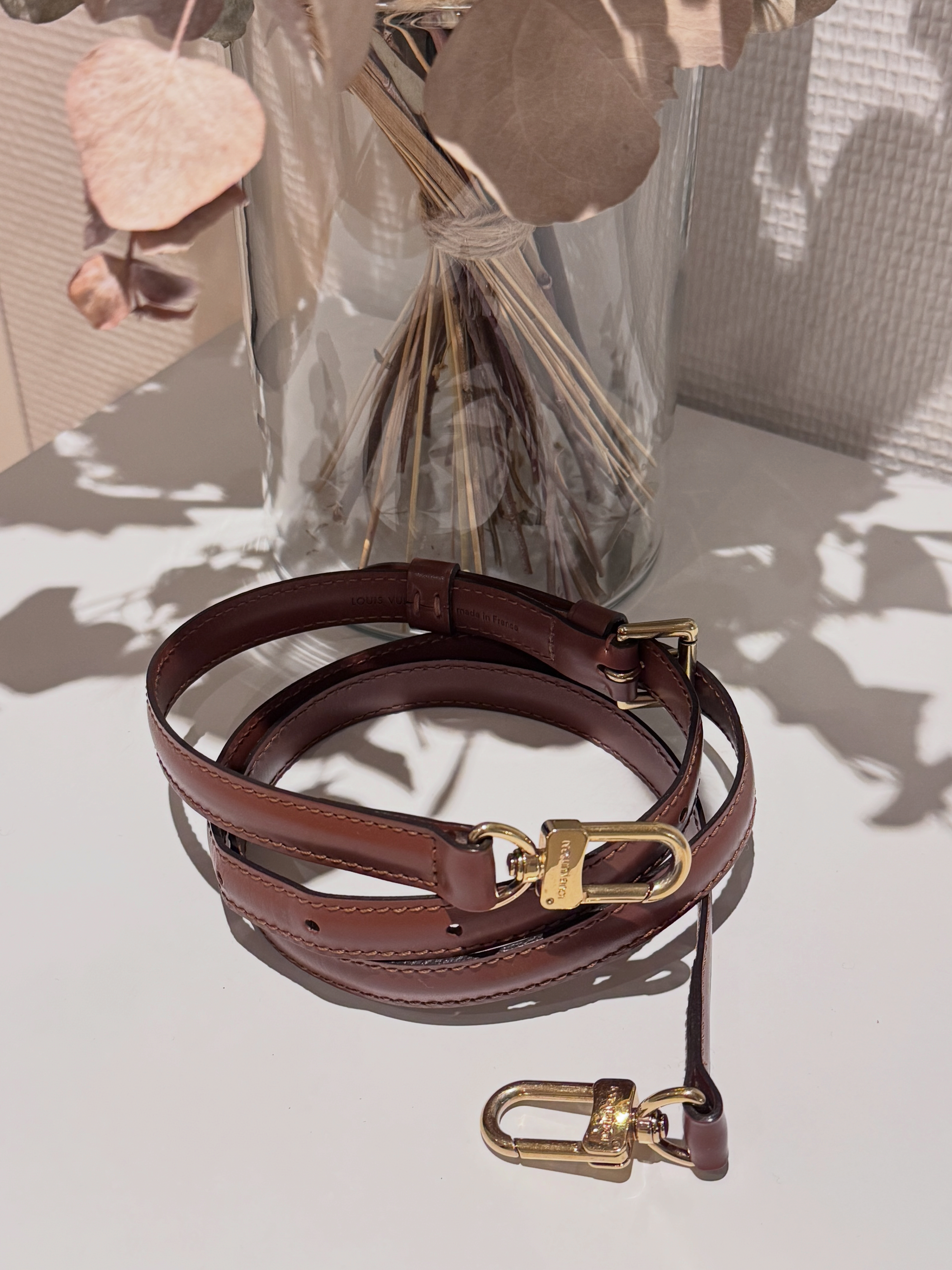 Louis Vuitton Adjustable Strap Brown Epi