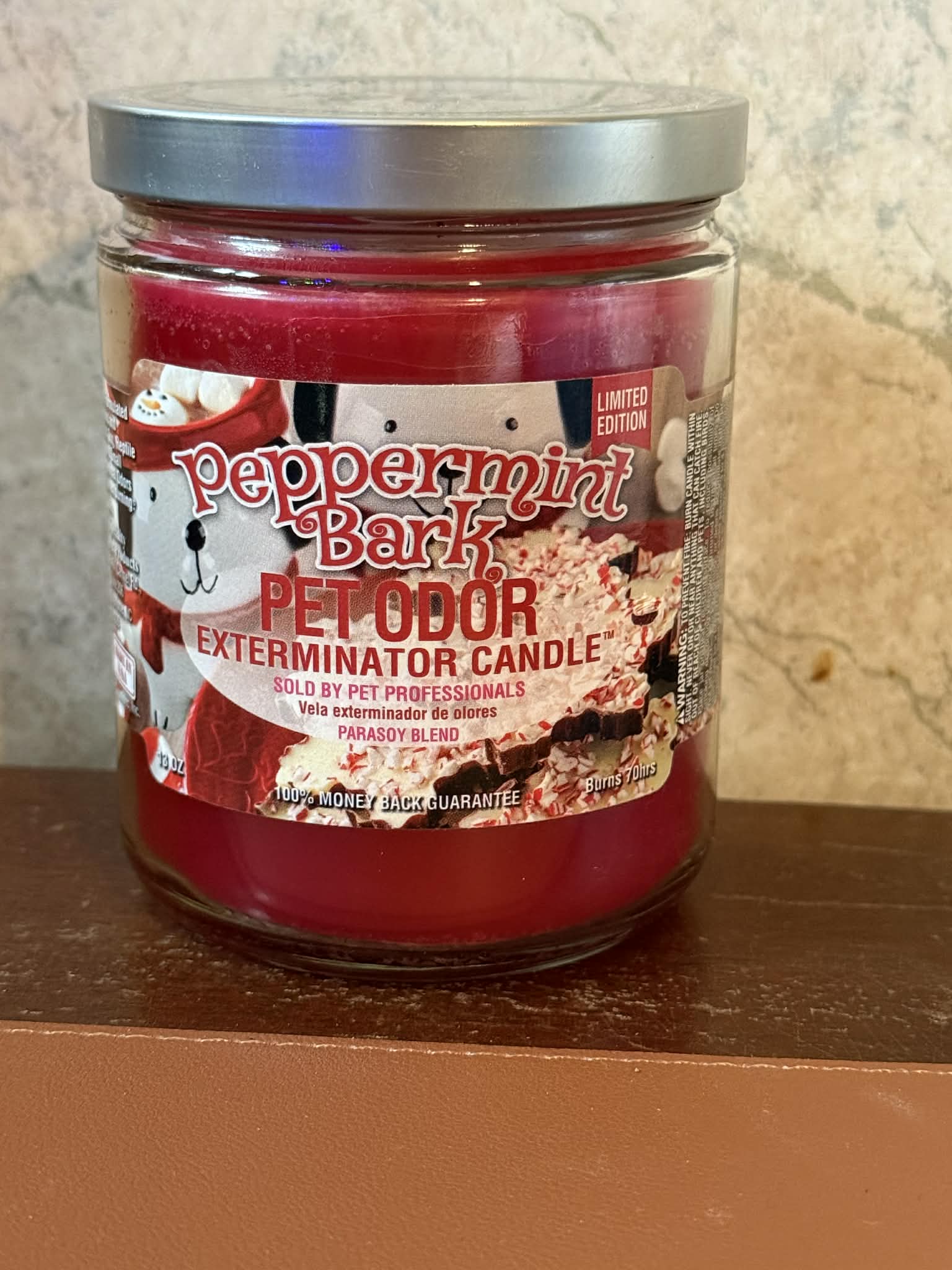 Peppermint Bark Candle