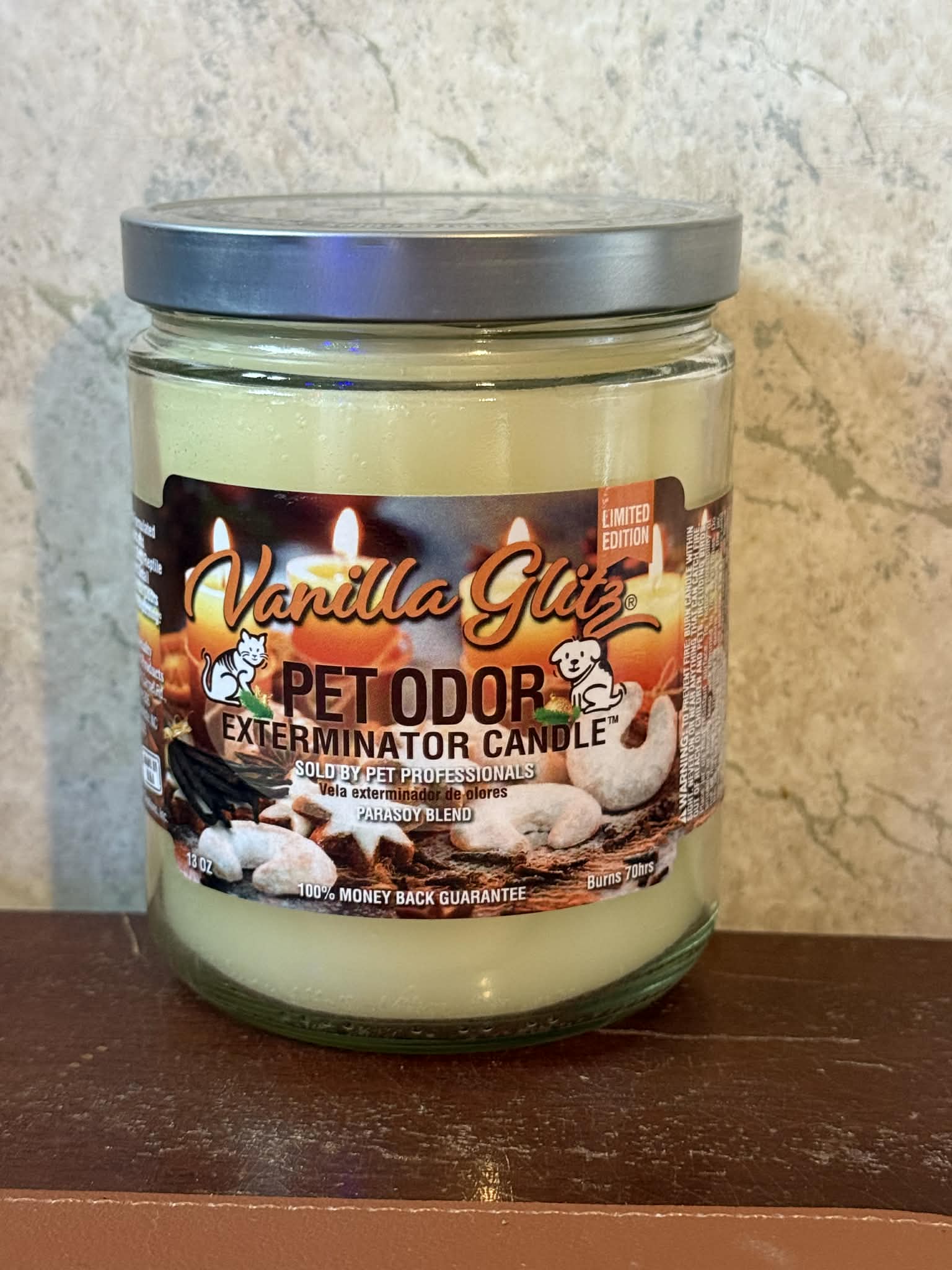 Vanilla Glitz Candle